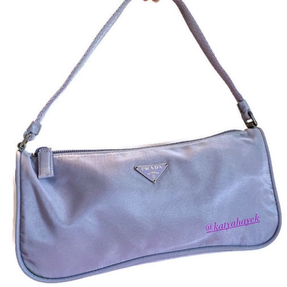Prada Handbags - SOLD 💜 Prada Tessuto Nylon Pochette 💜